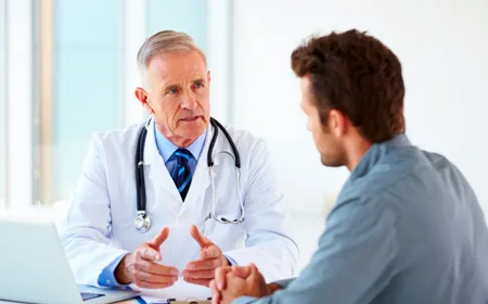 Пациент консультируется с врачом